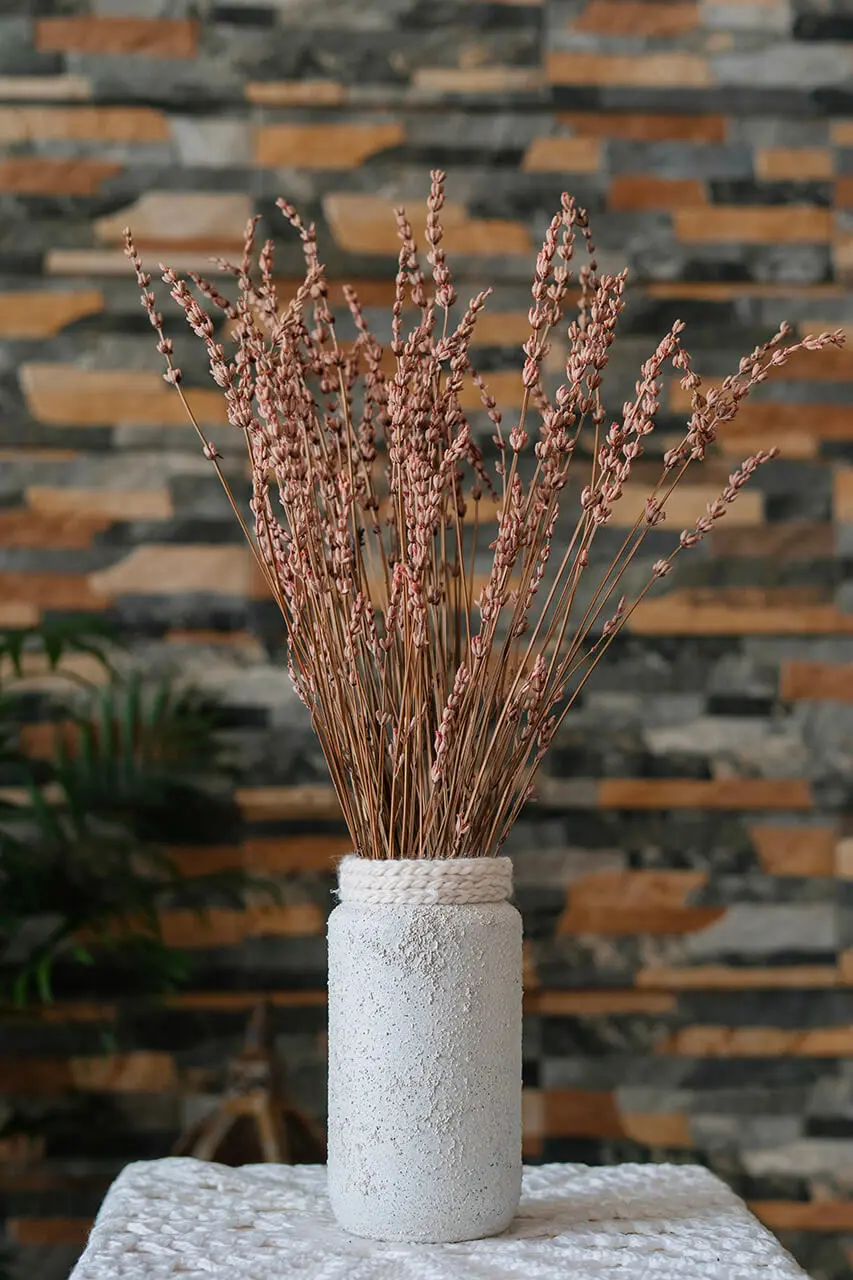 article jarron artesanal arena blanco